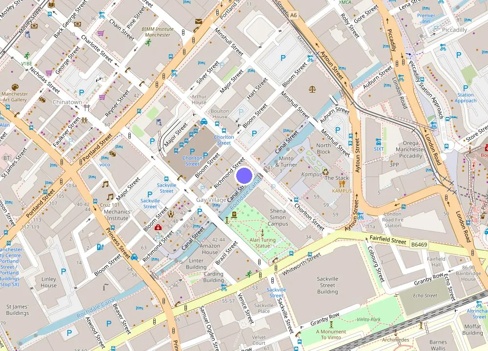 Map: Leven Manchester